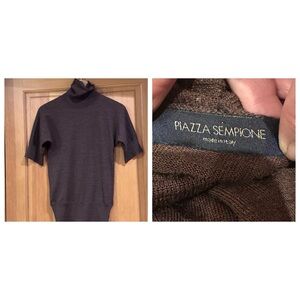 Piazza Sempione fine wool Brown Sweater